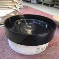 Black Marquina marble  high quality art sink wash basin competitive price bathroom sink